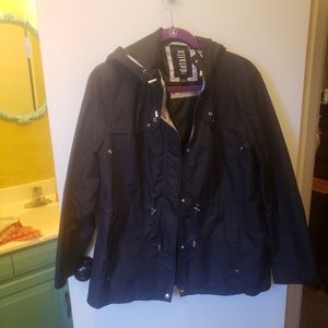 Black wind breaker jacket